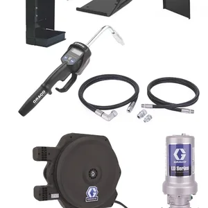 LD Series 5:1 275 Gallon (1040 Liter) Stationary Oil Pump Package - Manual Meter Type - Graco 24H892