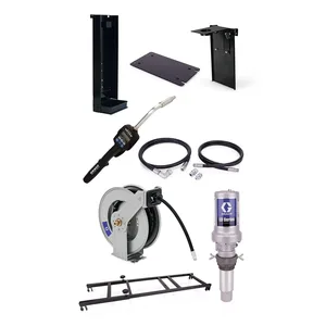 LD Series 5:1 275 Gallon (1040 Liter) Stationary Oil Pump Package - Preset Meter Type - Graco 24H894
