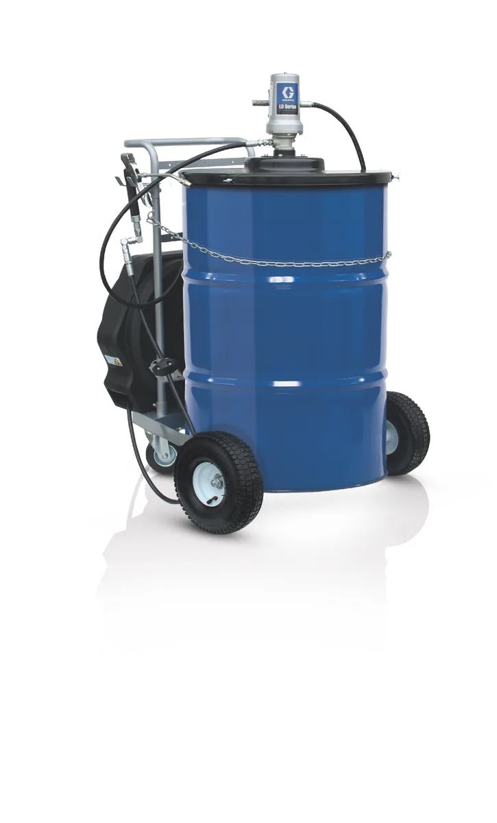 LD Series 50:1 400 lb. (180 kg) Grease Pump - Mobile Package - Graco 24J066
