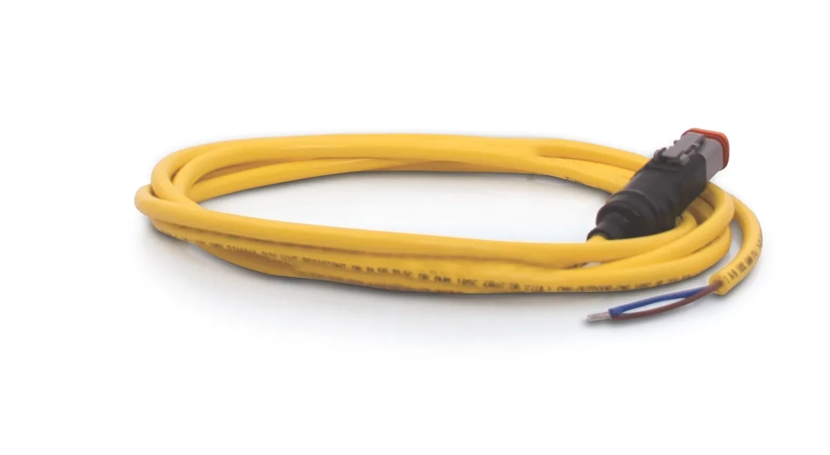 Vent Valve Power Cable - Normally Open, 12 or 24 VDC valve, Deutsch Connector, 6 feet - Graco 24N402