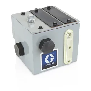 Manzel® MB Series Lubricator - 2 Pint (0.95 Liter) Reservoir (2 Pump Stations Max), No Pumps Installed, 60:1 - Graco 24V068