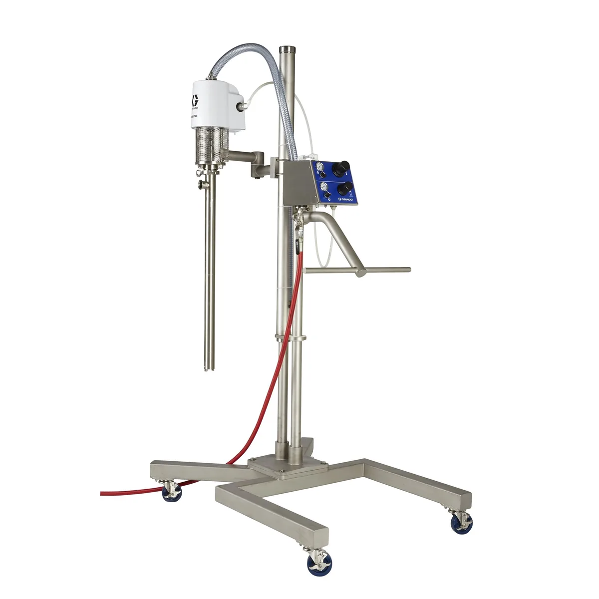 SaniForce 6:1 Ratio Piston Pump with PTFE Packings for Sanitary Applications to Transfer Low to Medium Viscosity Fluids - Graco 24V321