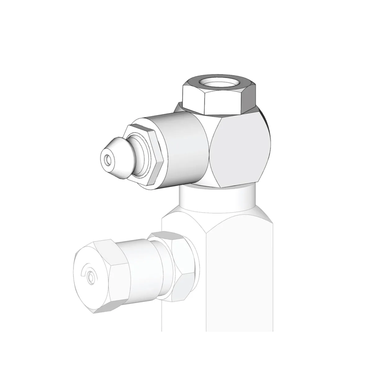 Manual Grease Fitting Adapter - Graco 24W495