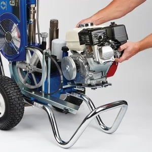 GH 230 Convertible ProContractor Series Gas Hydraulic Airless Sprayer with Electric Motor Kit - Graco 24W933