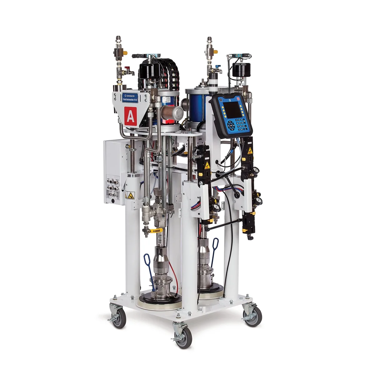 1:1 Ratio 5 gal (20 liter) F4 Fluid Automation System with Casters - Graco 24X160
