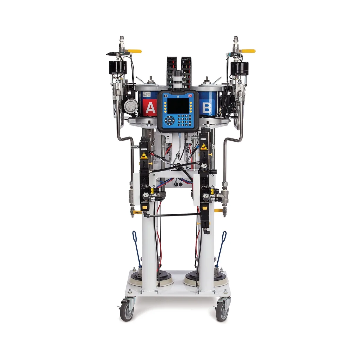 1:1 Ratio 5 gal (20 liter) F4 Fluid Automation System with Casters - Graco 24X160