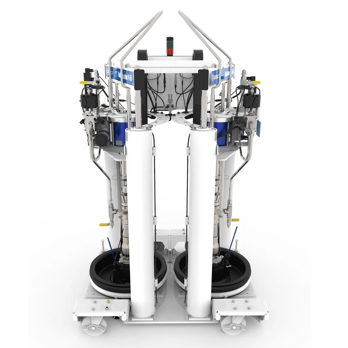 1:1 Ratio 5 gal (20 liter) F4 Fluid Automation System with Casters - Graco 24X166