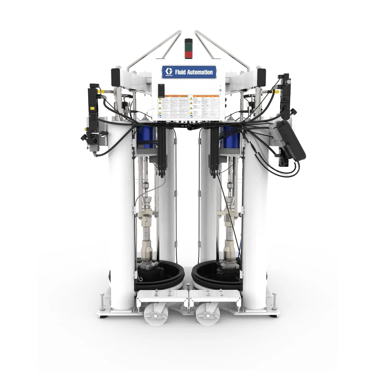 1:1 Ratio 5 gal (20 liter) F4 Fluid Automation System with Casters - Graco 24X166