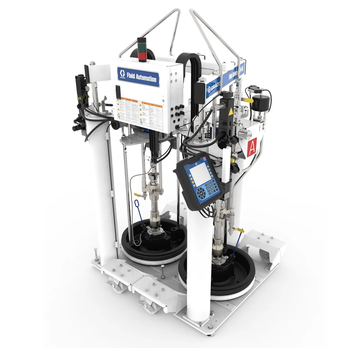 1:1 Ratio 5 gal (20 liter) F4 Fluid Automation System with Casters - Graco 24X166
