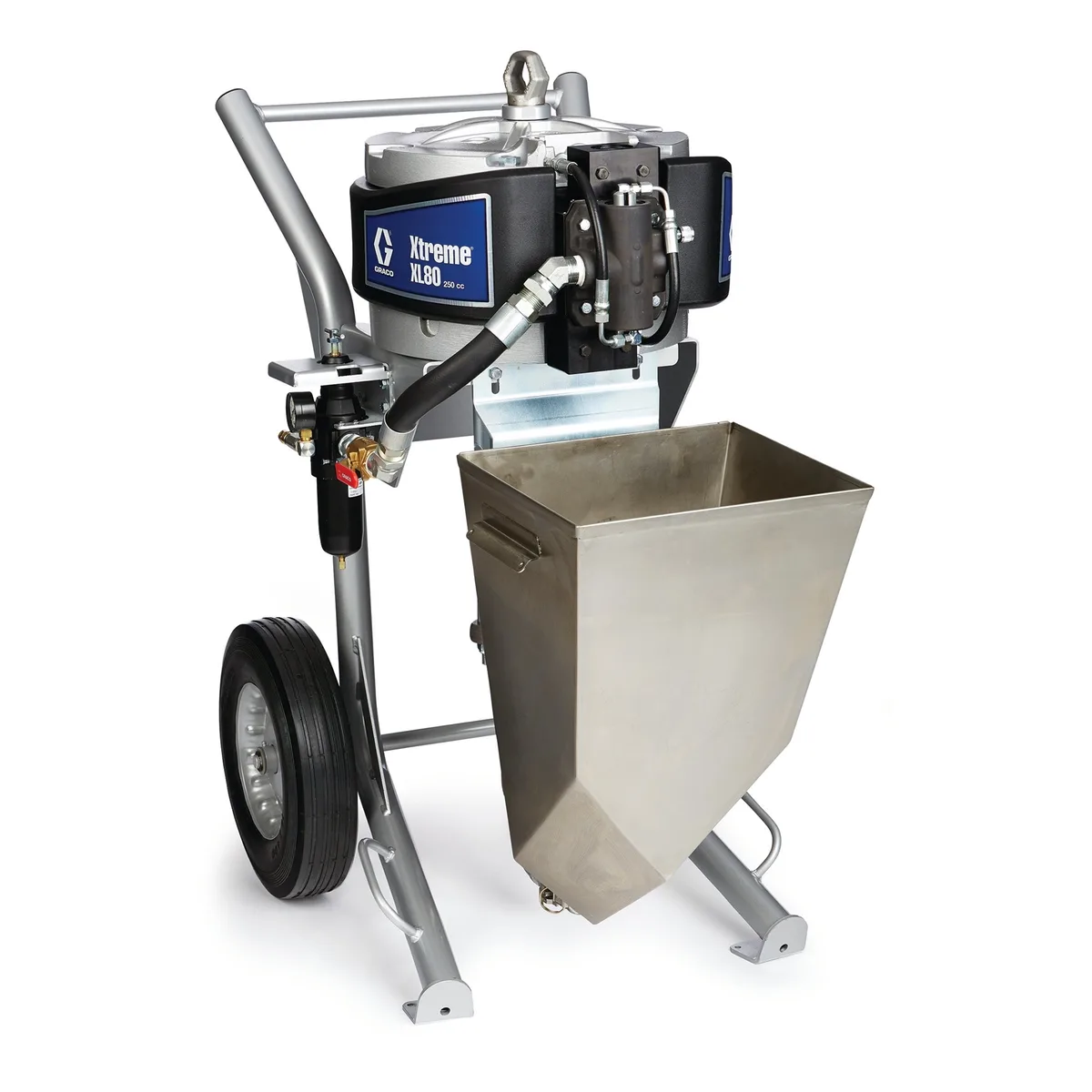 King 70:1 Heavy-Fluid Sprayer, XL10K, XHF Gun, 429 XHD Tip, 3/4 in x 50 ft (15m) Hose, 1/2 in x 25 ft (7.6 m) Whip - Graco 24X593