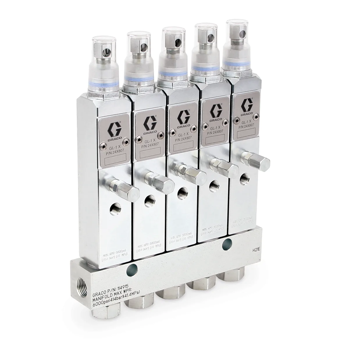 GL-1 X Grease Injector, Five Point - Graco 24X805