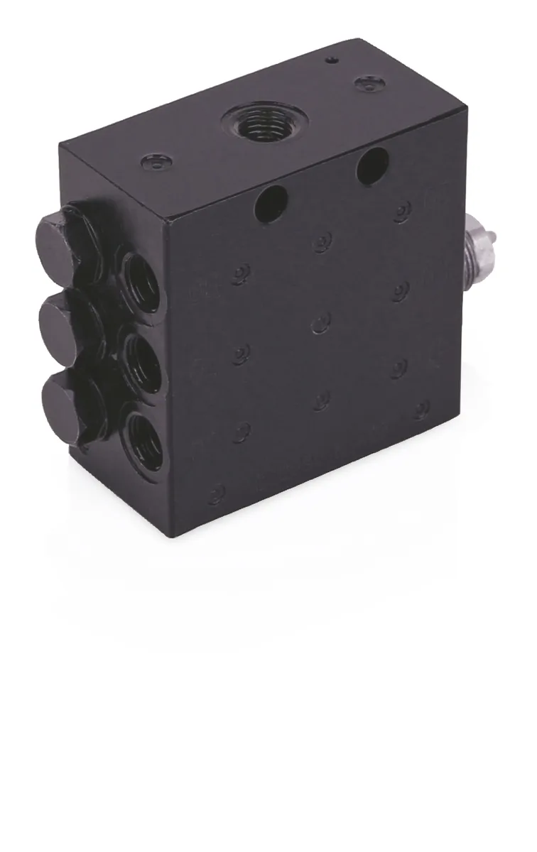 CSP Divider Valve, 1/8 inch NPT, 6 Outlets, Indicator Included - Graco 24Z504