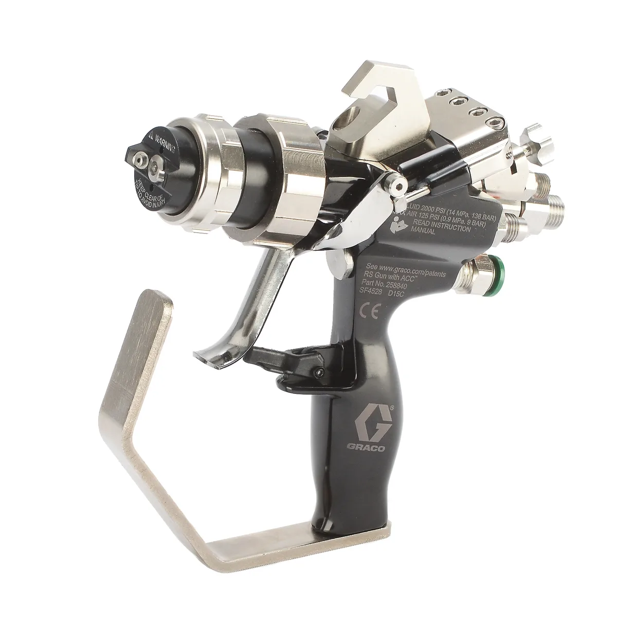 RS External Mix Gel Coat Gun with Tip - Graco 258840