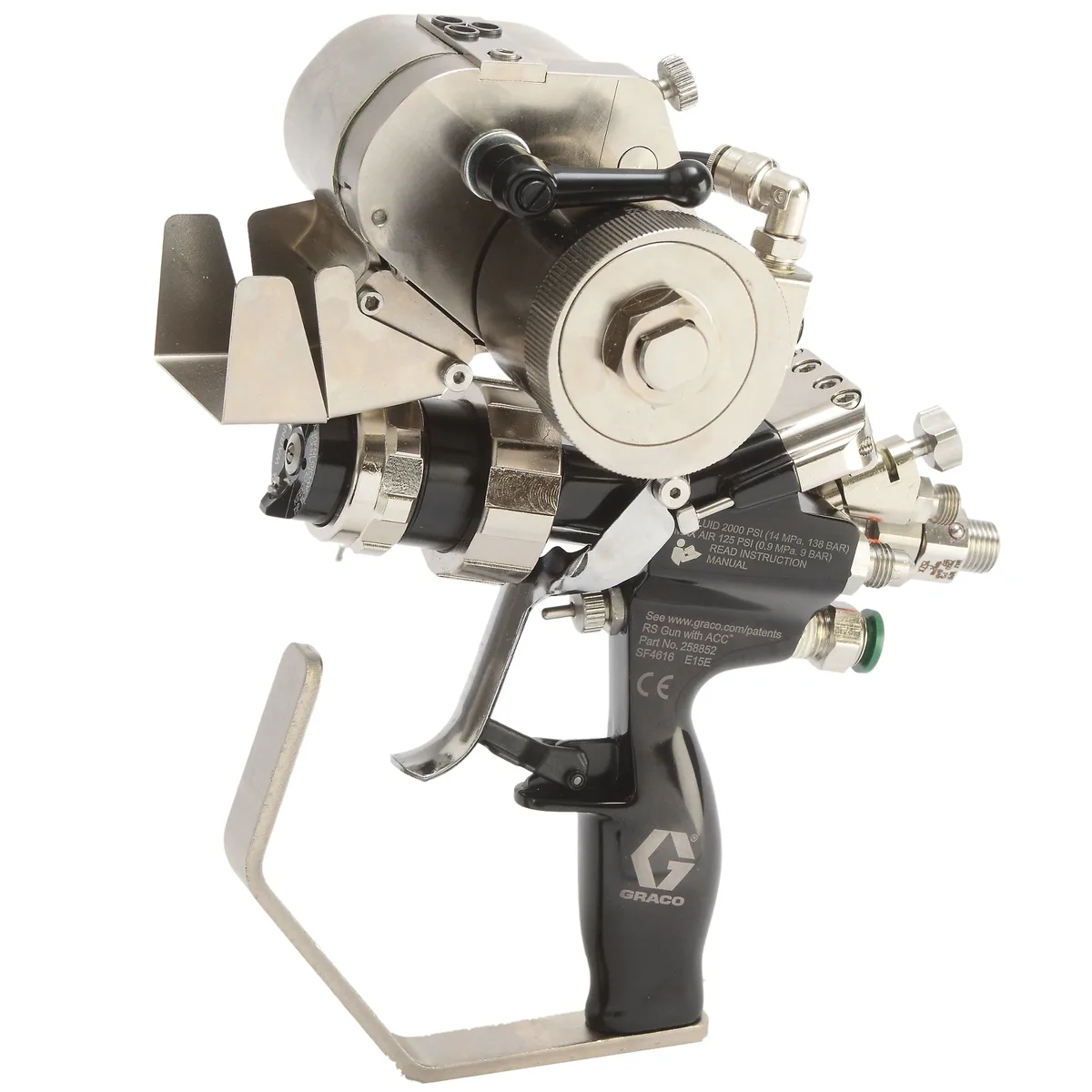 RS External Mix Chop Gun with Cutter and Tip - Graco 258970