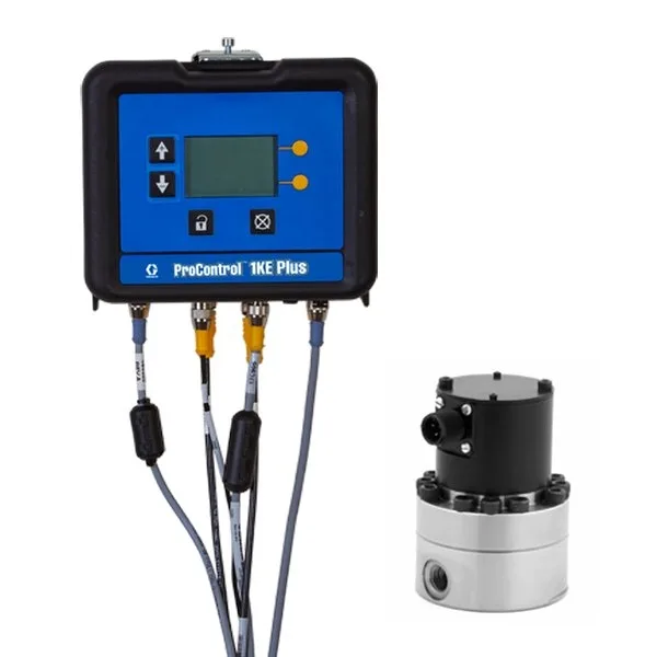 ProControl 1KE Plus Flow Monitor Only, Advanced Display Control Module, G3000 meter, software, short cable, no fluid panel - Graco 25B284