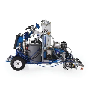 LineLazer V 250DC HP Reflective Series Self-Propelled Gas Hydraulic Airless Line Striper, 2 Auto Guns, 2 Tanks, LazerGuide 3000 – Graco 25D343 LineLazer V 250DC HP Reflective Series Self-Propelled Gas Hydraulic Airless Line Striper, 2 Auto Guns, 2 Tanks, LazerGuide 3000 - Graco 25D343