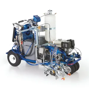 LineLazer V 250SPS HP Reflective Series Self-Propelled Gas Hydraulic Airless Line Striper, 2 Auto Guns, 1 Tank, LazerGuide 3000 - Graco 25D345