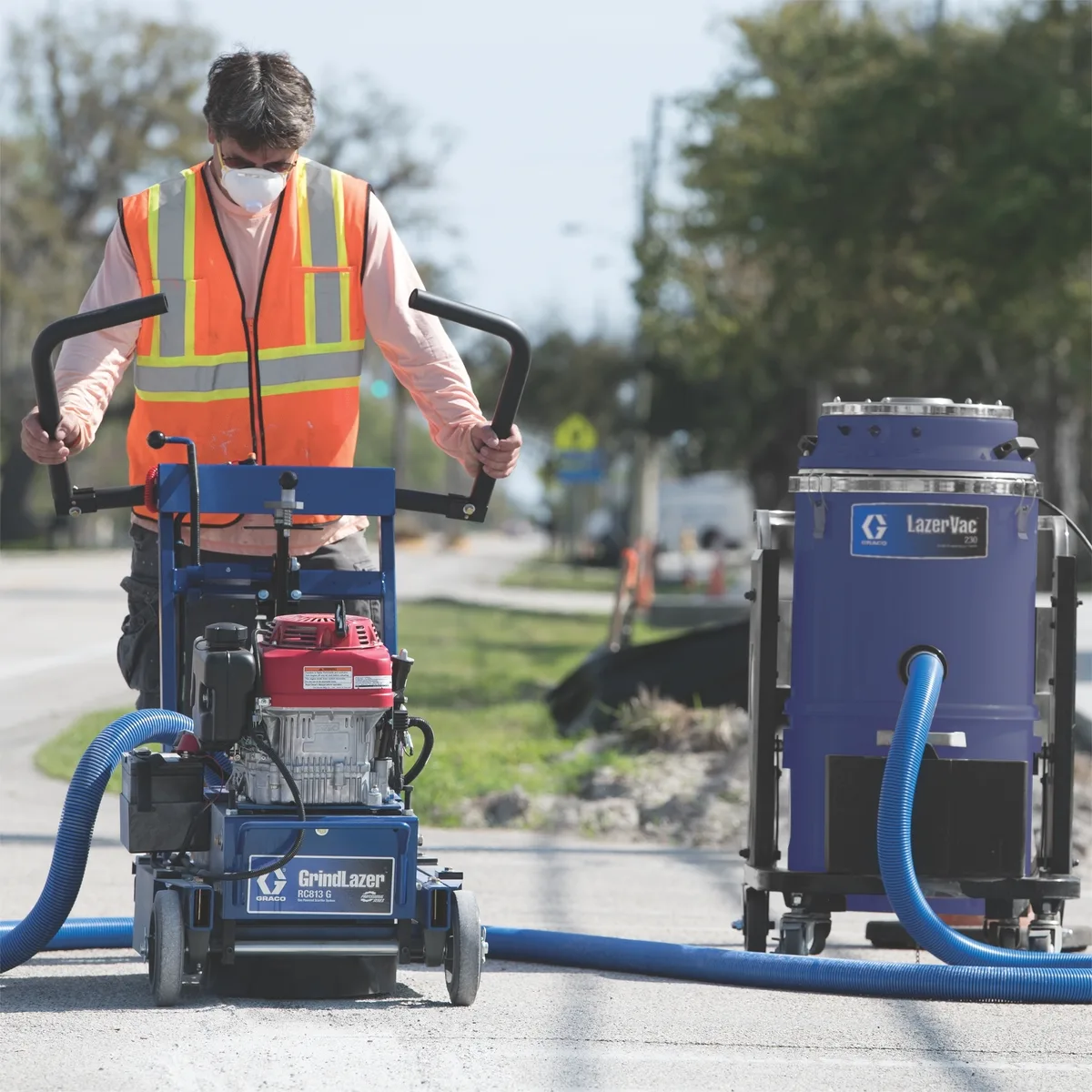 GrindLazer Pro RC813 G Gas-Powered Scarifier - Graco 25M847