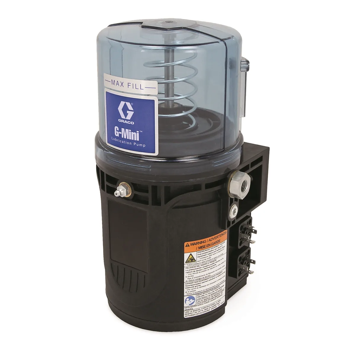 G-Mini® Grease Lubrication Pump, 24 VDC, 1 Liter - Graco 25R820