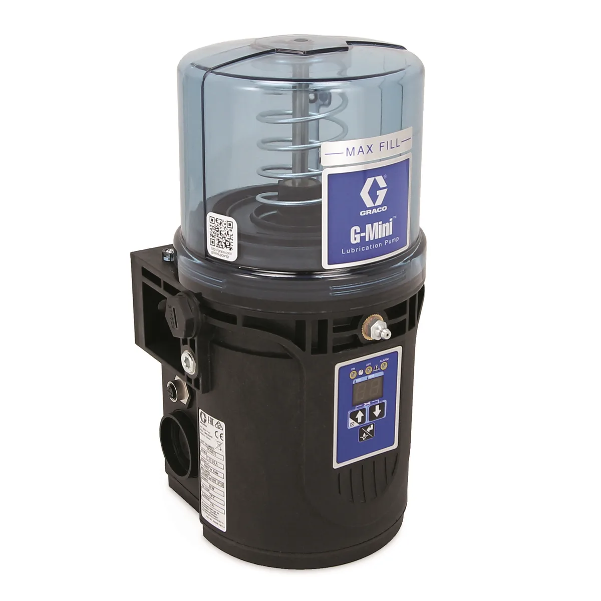 G-Mini® Grease Lubrication Pump with Controller, 24 VDC, 1 Liter - Graco 25R821