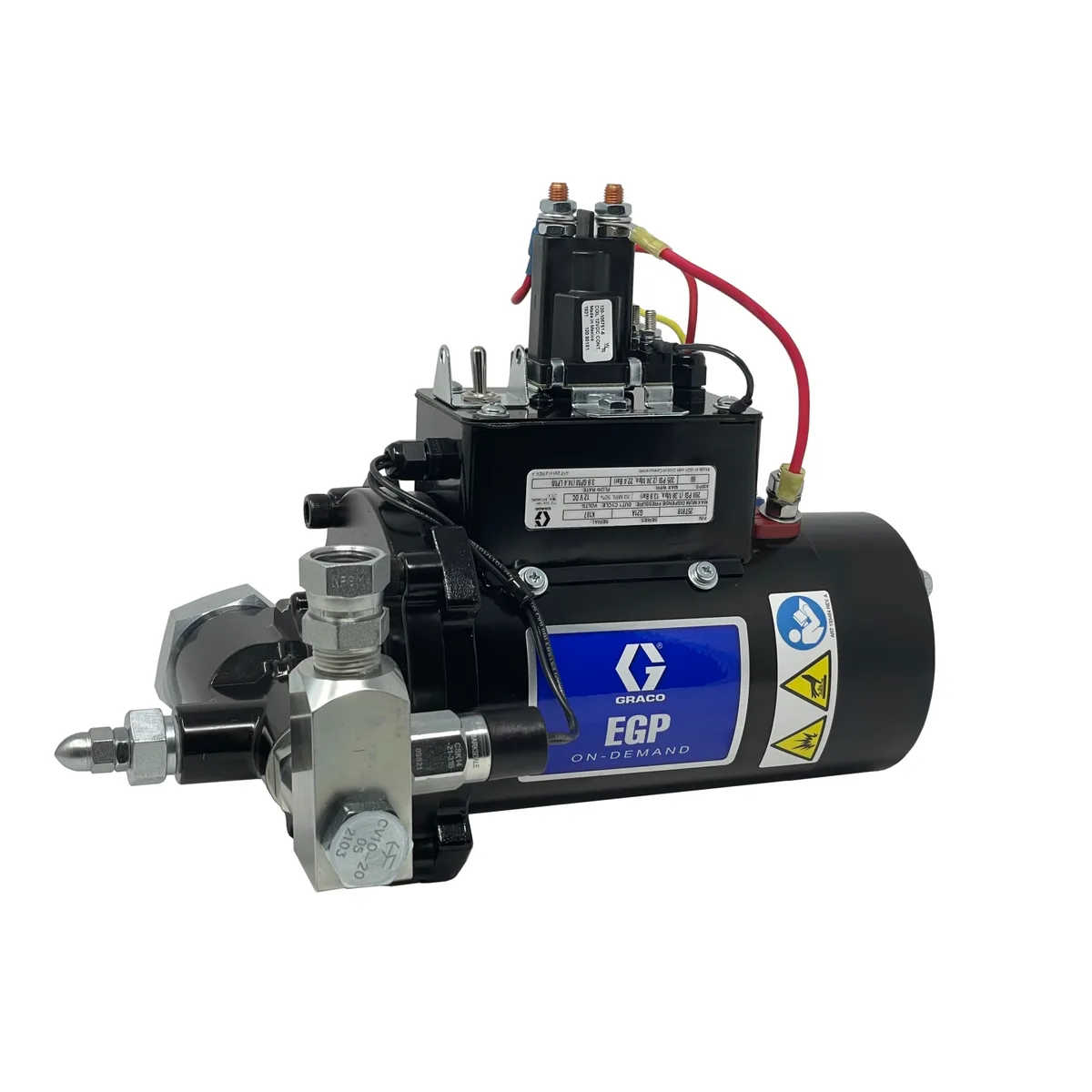 EGP On-Demand Pump, 12 VDC, 3.8 gpm (14.4 lpm), 325 psi (22.4 bar) - Graco 25T818
