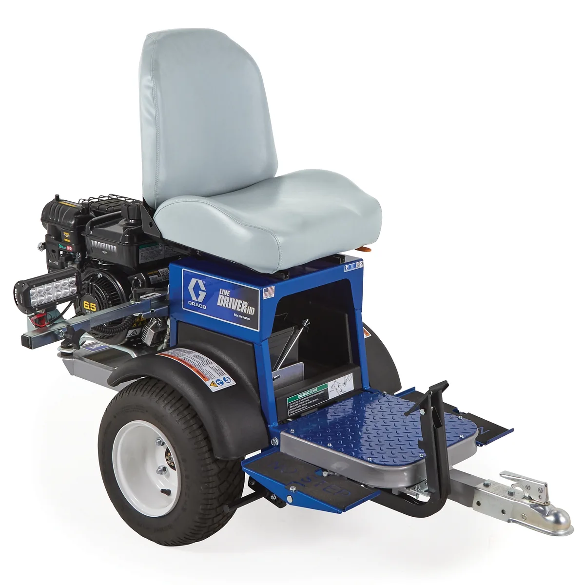 LineDriver HD with Electric Start Ride-On Attachment - Graco 25U474