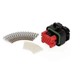 14 Pin Amp Seal Kit, Connects to GLC X, Includes Connector, Crimpable Gold 16-20 AWG Sockets, Sealing Plugs - Graco 26A888