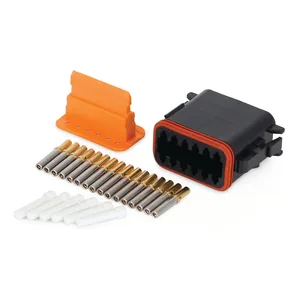 12 Pin DT Kit, Connects to Compact Dyna-Star®, Includes Connector, Crimpable Gold 16-20 AWG Sockets, Sealing Plugs - Graco 26A889
