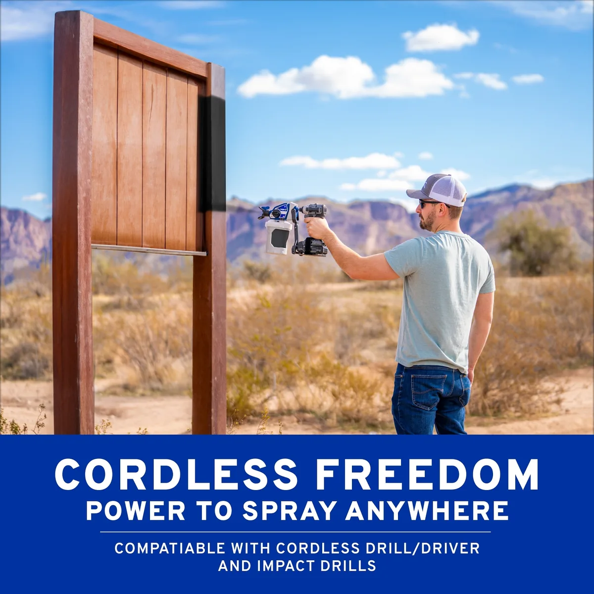 TrueCoat 360 Cordless Connect Drill Sprayer - Graco 26D360