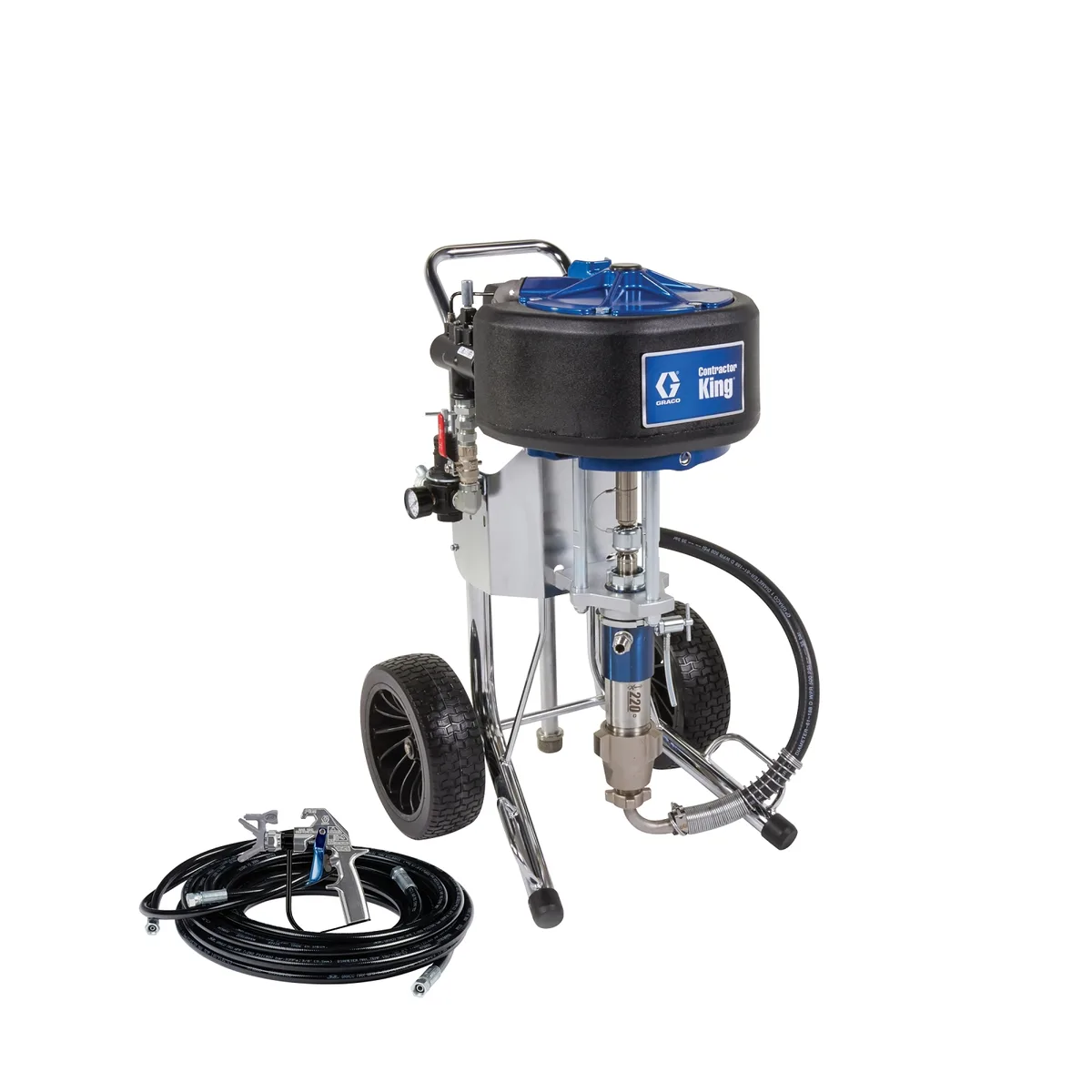 Contractor King 60:1 Air Powered Airless Sprayer, Complete (2-F Gun) - Graco 279011
