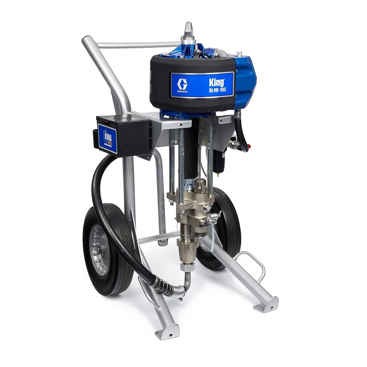 Heavy-Duty Cart Mounted AA Spray Package with 40:1 Mix Ratio and XL Air Motor with DataTrak - Graco 287976