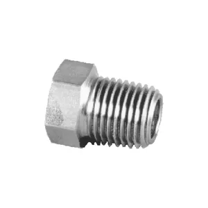 Pipe Fitting - Reducing Brushing, 1/4 inch (6.4 mm) Male x 1/8 inch (6.4 mm) Female, Steel - Graco 556402
