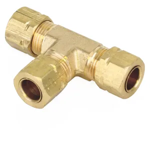 Union Tee, 5/16 in. (7.94 mm) Tube, Brass - Graco 556637