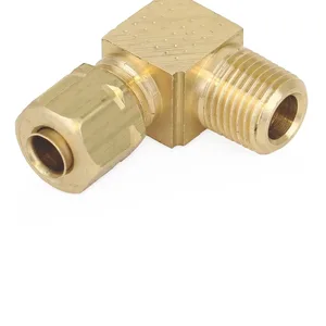 Fitting - Brass Male Tube Elbows 3/16 in. (4.8 mm) Tube x 1/8 in. (3.2 mm) NPTF - Graco 556638