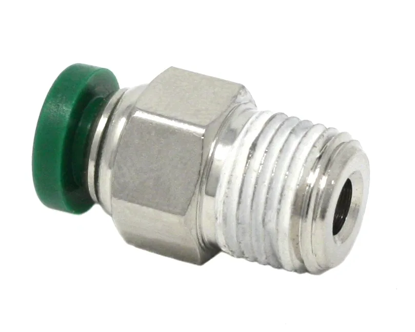 General Tube Fitting - Straight Connector - Push-to-Connect 3/16 inch Tube x 1/8 inch PM - Graco 556661