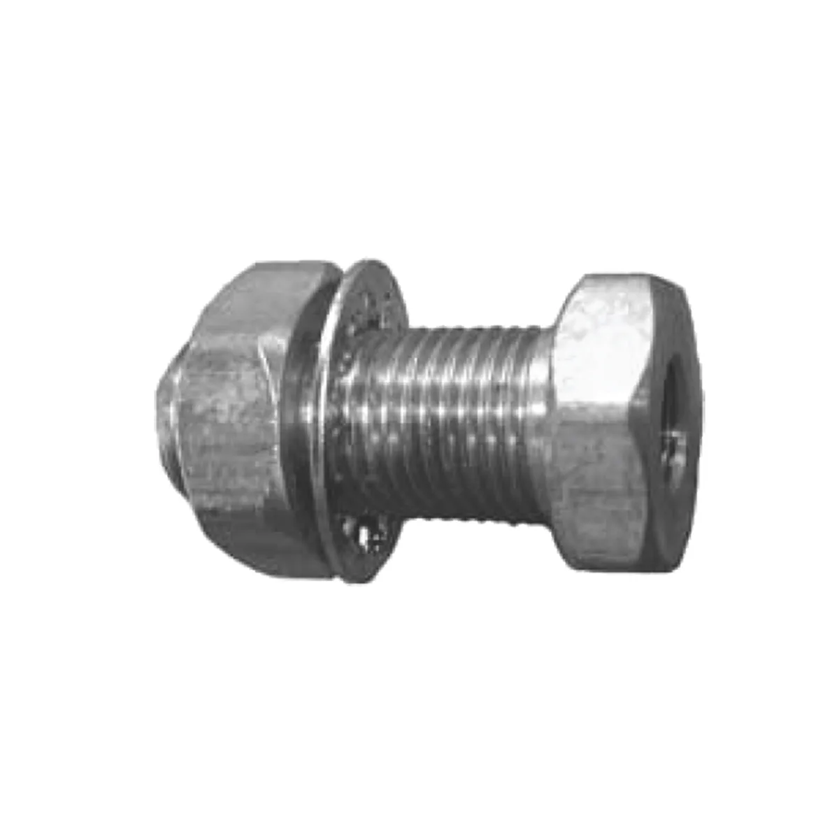 Bulkhead Union Fitting - 1/8 inch (3.2 mm) NPT - Graco 557950