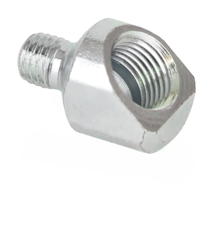 45° Street Elbow Adapter, 1/4-28 SAE Male x 1/8 NPTF Female - Graco 557954