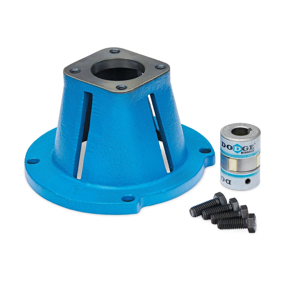 C-Face Pump Mounting Bracket with Drive Coupling for Trabon® Meter-Flo® Pump Packages - Graco 558956