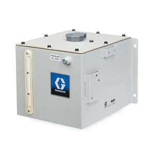 24 pt. (11.36 liter) Rectangular Oil Reservoir - Metal - Graco 563320