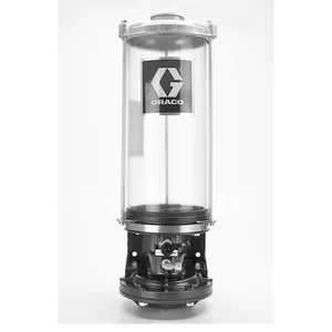 LubriSystem Standard Oil Pump with 12 pt. (5.68 liter) Plastic Cylindrical Reservoir - Graco 563575