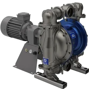 Husky 3300e 3" SS Electric Diaphragm Pump; 7.5 Hp AC Motor, No CMPSR, End Port NPT, AL Center, SS Seat, PT Ball, PT Diaphragm - Graco 659801