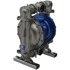 Husky 3300e 3" SS Electric Diaphragm Pump; -- No Motor, No CMPSR, End Port BSP, AL Center, SS Seat, PT Ball, PT Diaphragm - Graco 659816