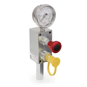 Remote-Fill Port Manifold with Vent for use with Auto-Fill Shut-Off Option Lubrication Pumps - Graco 77X542