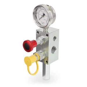 Remote-Fill Port Manifold with Vent for use with Auto-Fill Shut-Off Option Lubrication Pumps - Graco 77X542