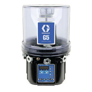 G5 Pro Grease Lubrication Pump, 24 VDC, 4 Liter, Low Level with Controller, Standard Oriented 5-Pin CPC - Graco 95G104