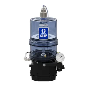 G3® Standard High Flow Grease Lubrication Pump with 8L Reservoir, Material Level Transducer, Pressure Transducer, Follower Plate, Auto Fill Shut Off, 24 VDC, CPC - Graco 96G413