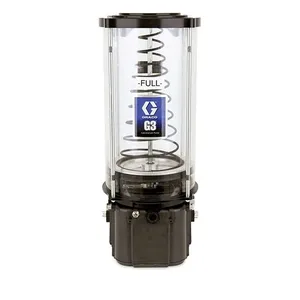 G3® Standard Grease Lubrication Pump, 24 VDC, 8 Liter One-Piece Reservoir, Follower Plate, External Low Level, DIN - Graco 96G500