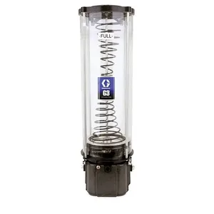 G3® Standard Grease Lubrication Pump, 24 VDC, 16 Liter One-Piece Reservoir, Follower Plate, External Low Level, DIN - Graco 96G502