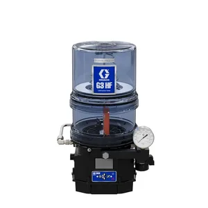 G3® Max High Flow Grease Lubrication Pump with 8L Reservoir, Low Level Switch, Pressure Transducer, Follower Plate - Graco 96G635