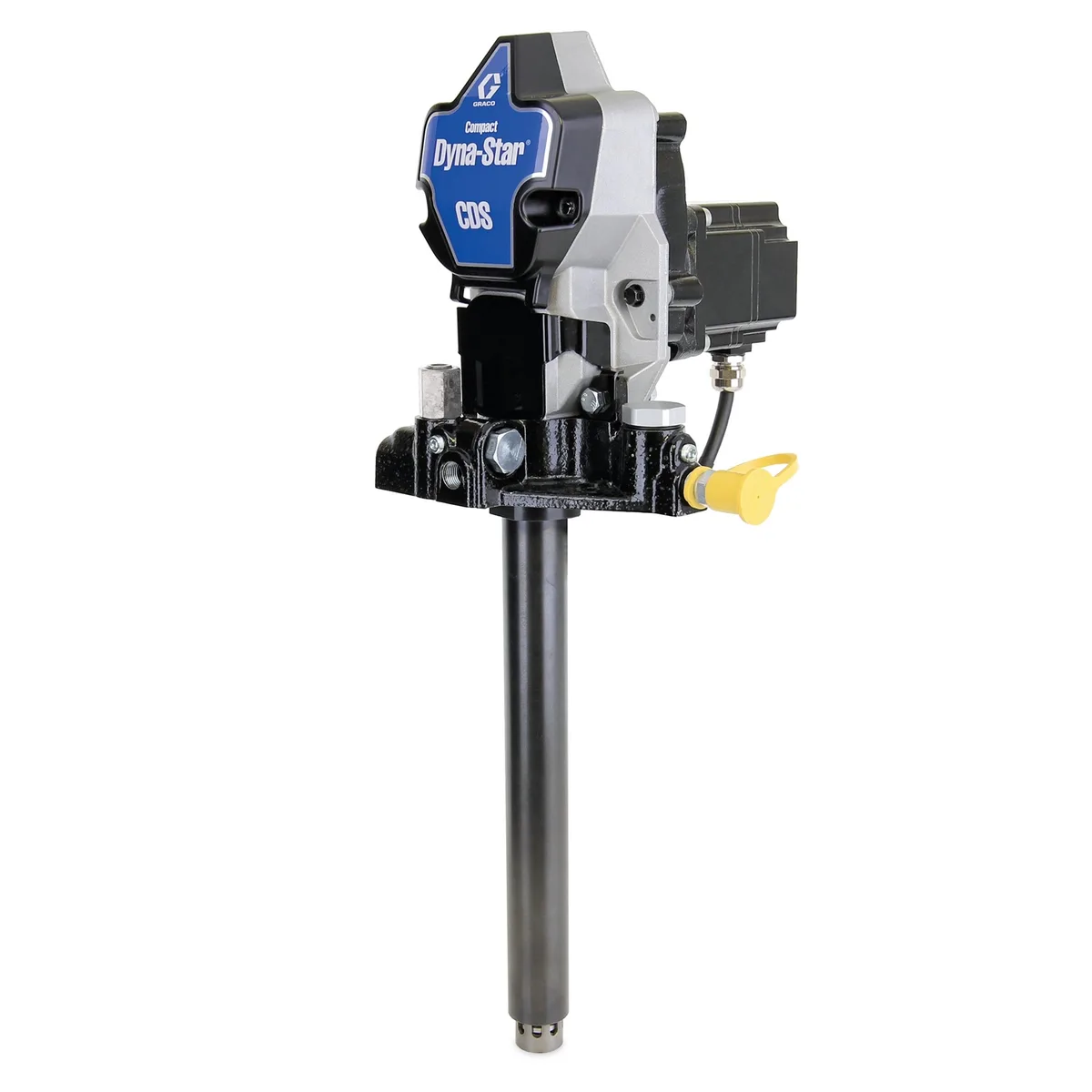 Compact Dyna-Star® 24 VDC Series progressive Bare Oil or Grease Pump, 12 L or 35 lb Bucket Length - Graco CD1000